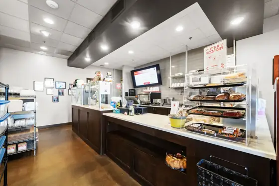 Order counter and bakery case